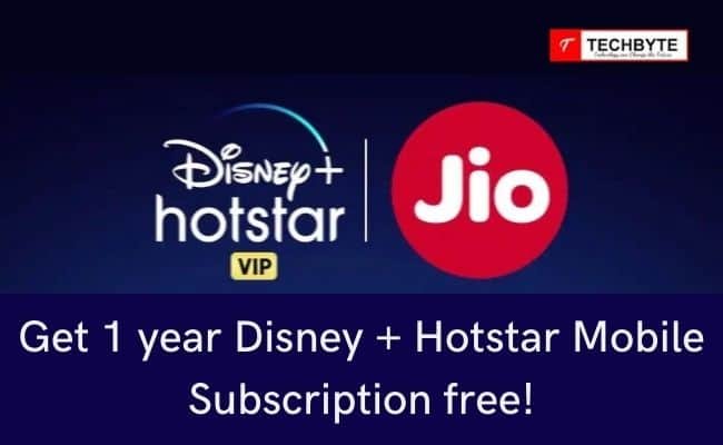 Disney+Hotstar Jio prepaid plan